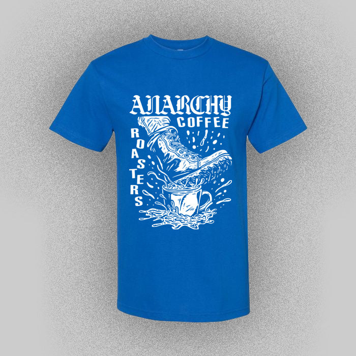 Anarchy Coffee Give em the Boot! Tee - Anarchy Coffee Roasters