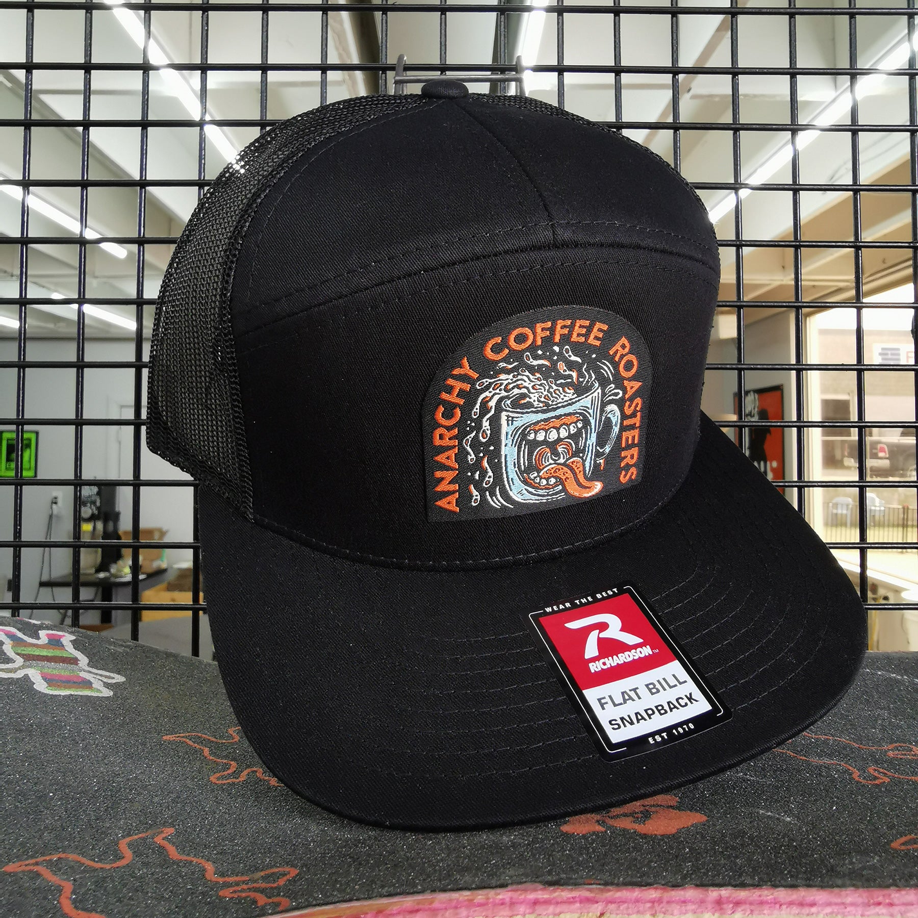 Snapback Skater Mug Mesh Cap - Anarchy Coffee Roasters
