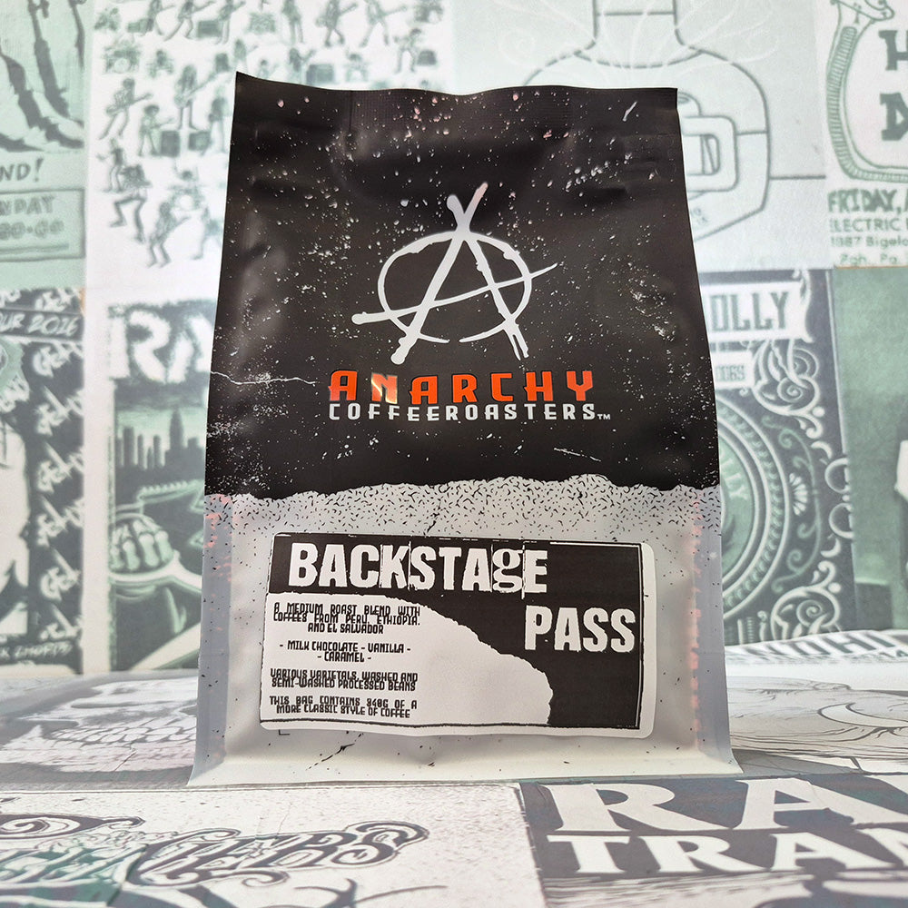 Backstage Pass Seasonal Blend - Medium Roast Coffee - Anarchy Coffee Roasters
