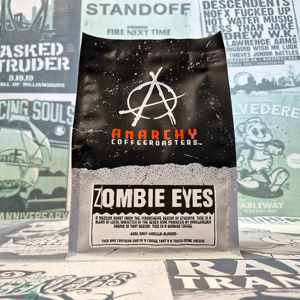 Zombie Eyes - Ethiopia Medium Roast Coffee - Anarchy Coffee Roasters