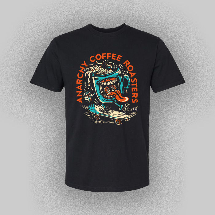 Anarchy Coffee Full Colour Skating Mug Tee - Anarchy Coffee Roasters