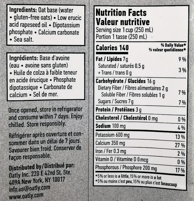 Oatly Oat Milk - Anarchy Coffee Roasters, Kelowna, BC