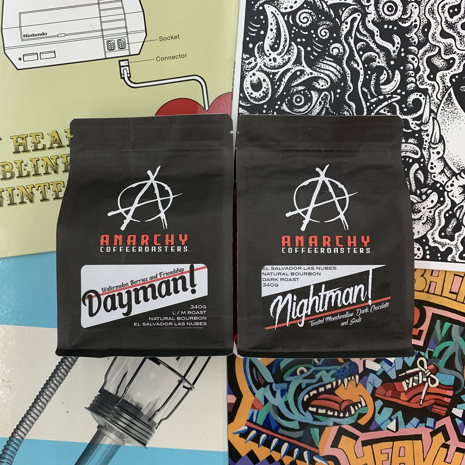 Dayman/Nightman - El Salvador Light/Medium/Dark Roast - Anarchy Coffee Roasters