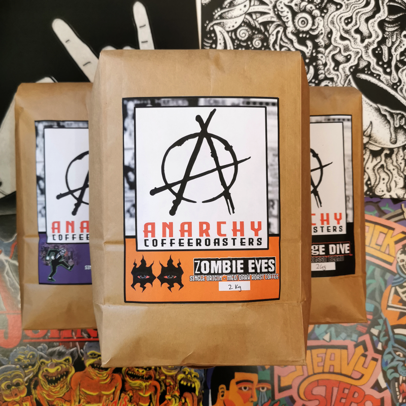 Zombie Eyes - Medium/Dark Roast Coffee - Anarchy Coffee Roasters