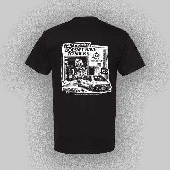 Anarchy Coffee Shop front Tee